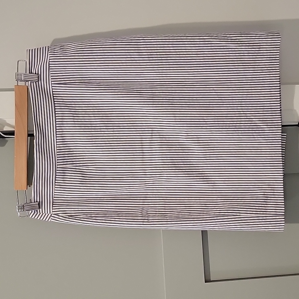 Banana Replublic Blue and White Striped  Skirt, Size 4